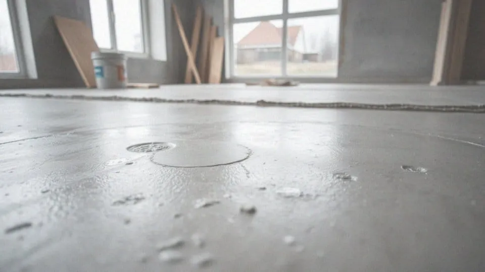 Zdjęcie Ile schnie wylewka samopoziomująca? Poznaj kluczowe czynniki wpływające na czas schnięcia