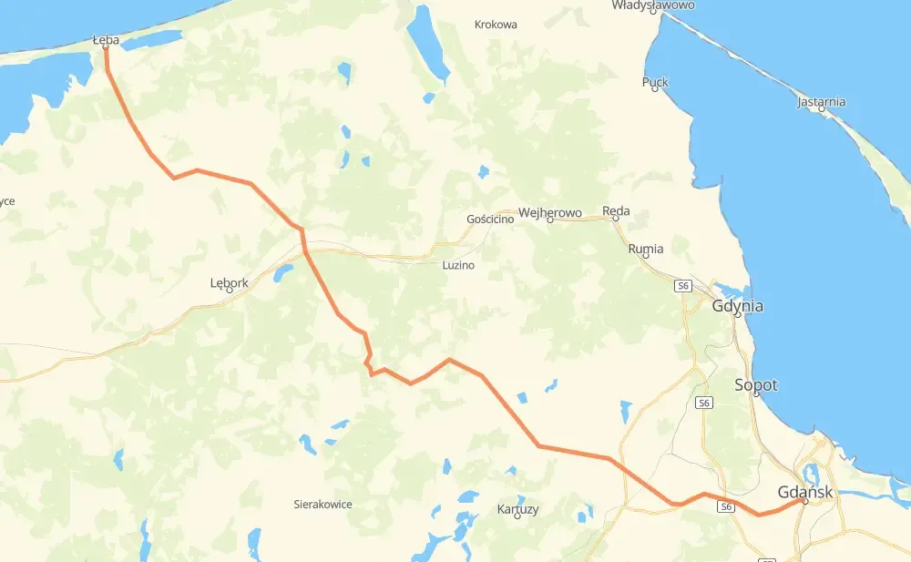 Zdjęcie Gdańsk Łeba ile km? Sprawdź, jak szybko dotrzesz na miejsce