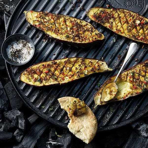 Zdjęcie Aubergine grillée barbecue : la recette parfaite pour impressionner vos invités