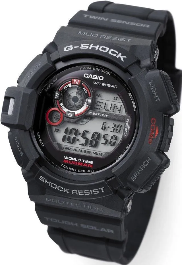 Zdjęcie Zegarek męski Casio G-Shock Mudman G 9300 1ER - Najlepszy wybór dla aktywnych