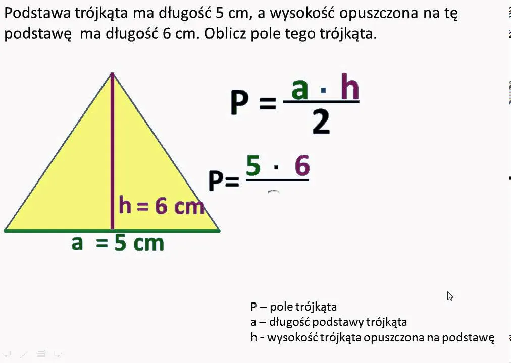 Zdjęcie Jaki jest wzór na pole trójkąta i jak go łatwo obliczyć