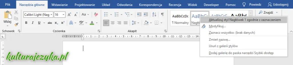 Zdjęcie Jak zrobić nagłówek w Wordzie - proste kroki i najczęstsze błędy