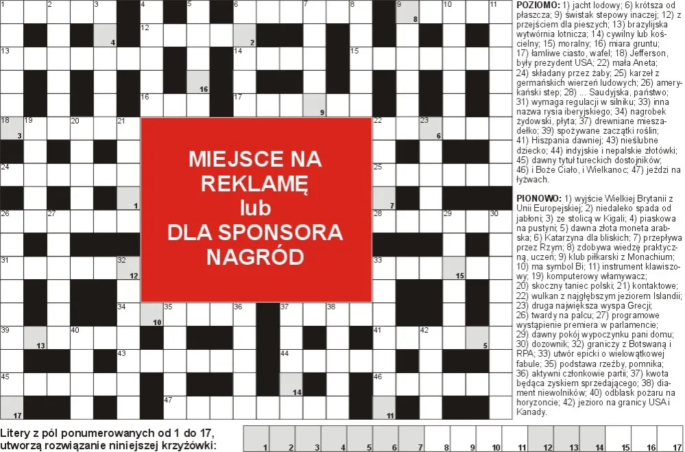 Zdjęcie Filmik reklamowy w TV: rozwiąż krzyżówkę z hasłem spot