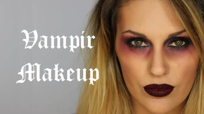 Zdjęcie Vampir-Make-up: Meistere den Look von Bl&auml;sse bis Blut!
