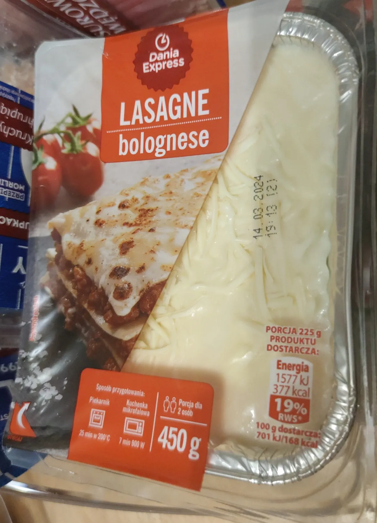 Zdjęcie Ile kalorii ma lasagne z Biedronki? Zaskakujące wartości odżywcze