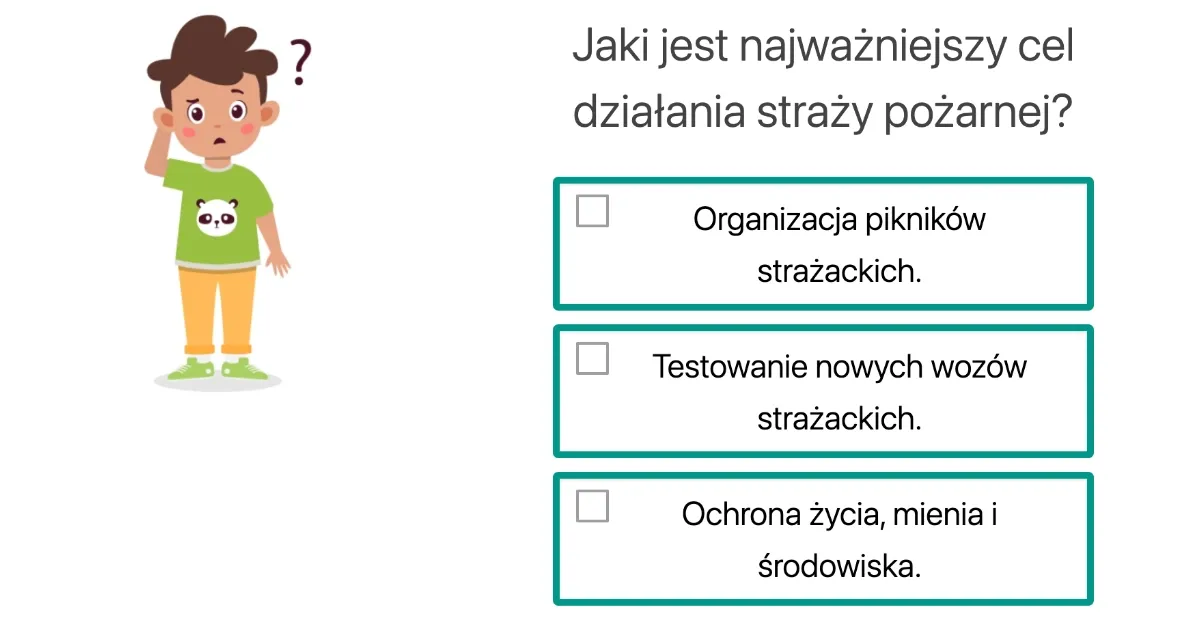 Zdjęcie Zagadki o straży pożarnej dla dzieci – ucz się bezpieczeństwa przez zabawę