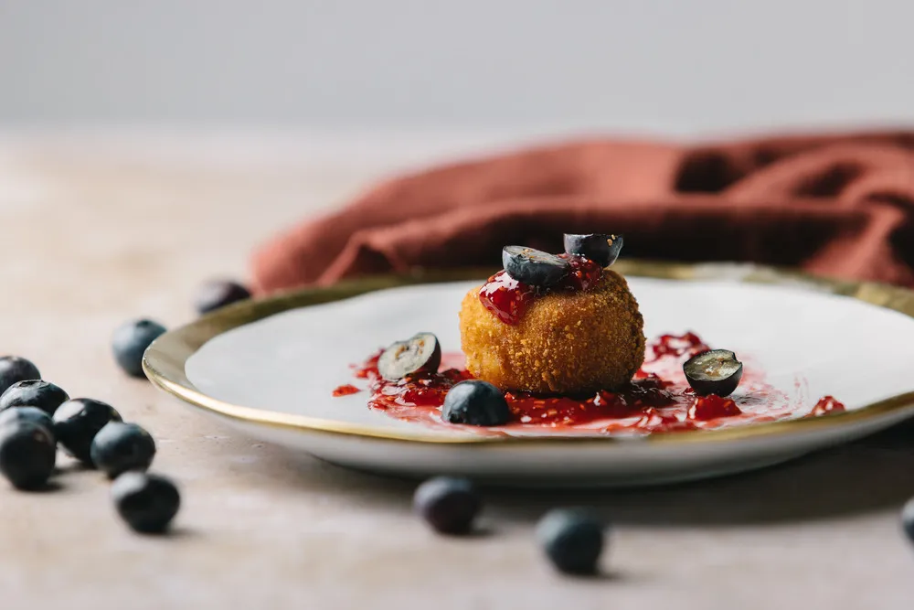 Zdjęcie Temperatura del aceite para freír croquetas sin congelar de forma perfecta