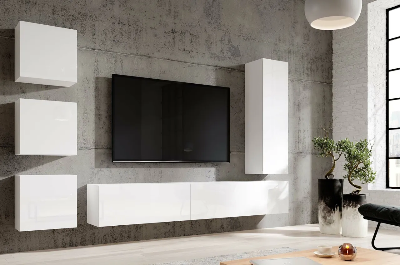 Zdjęcie Jakie są najlepsze wysokości montażu szafki wiszącej pod TV? Sprawdź!