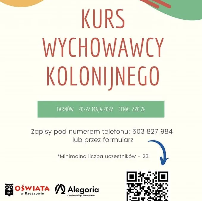 Zdjęcie Ile kosztuje kurs wychowawcy kolonijnego? Ceny, porównania i oferty