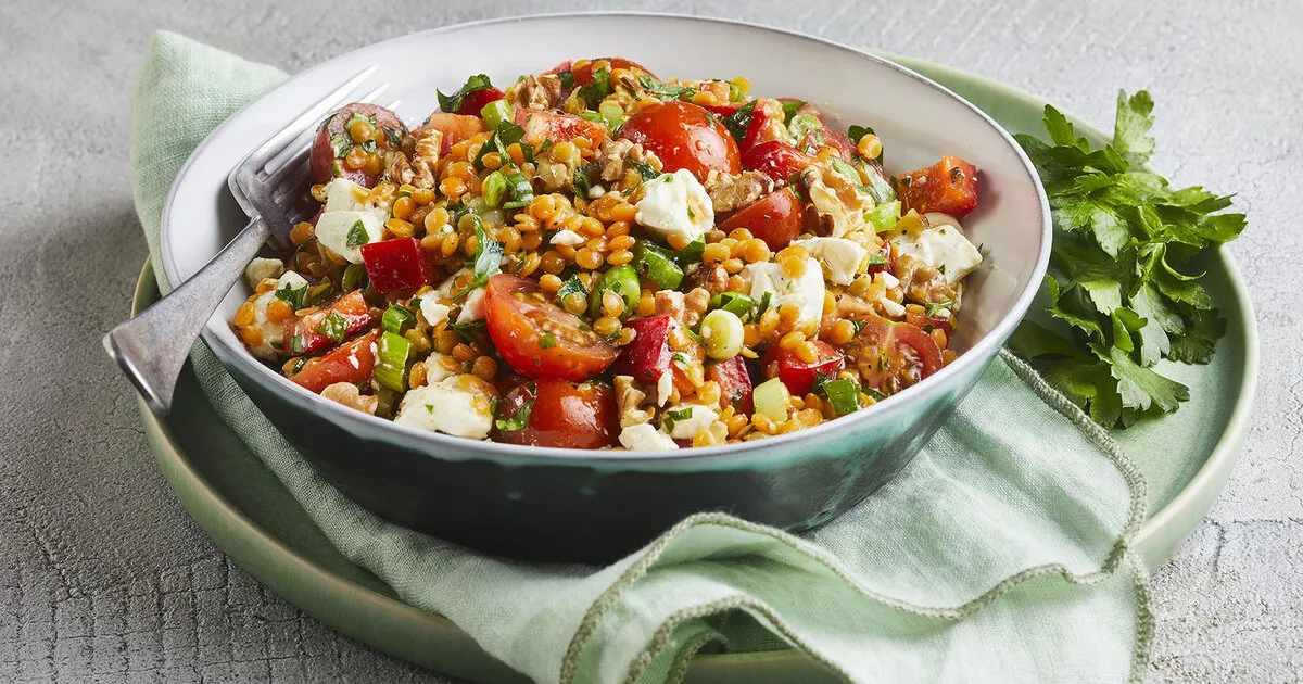Zdjęcie Einfaches Rezept für Linsensalat – gesund und lecker genießen