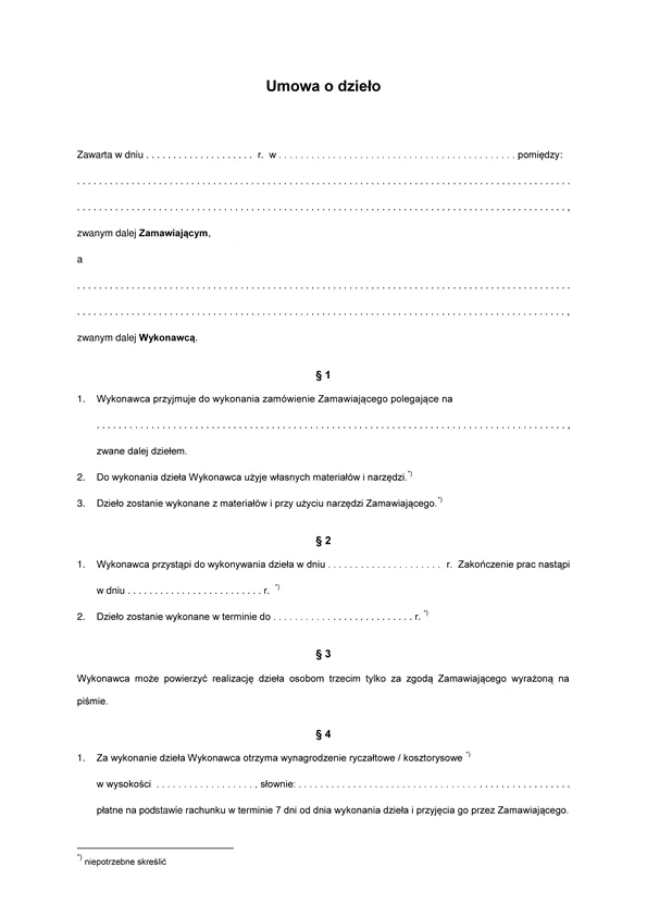 Zdjęcie Czy umowa o dzieło jest ozusowana? Fakty, które musisz znać