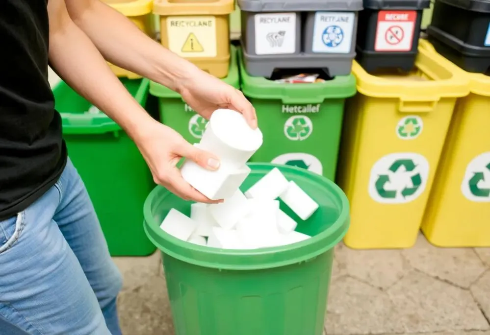 Zdjęcie Gdzie wyrzucać styropian z opakowań, aby uniknąć problemów z recyklingiem