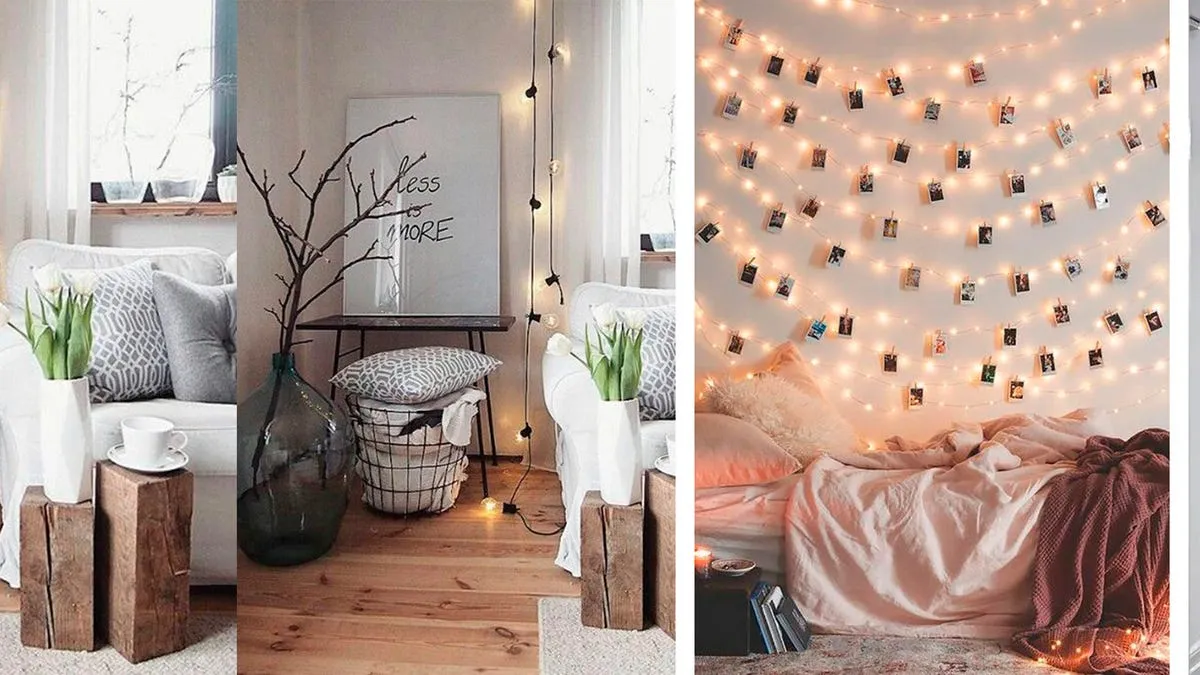 Zdjęcie Guirnaldas de luces para salón: Crea magia y calidez en tu hogar