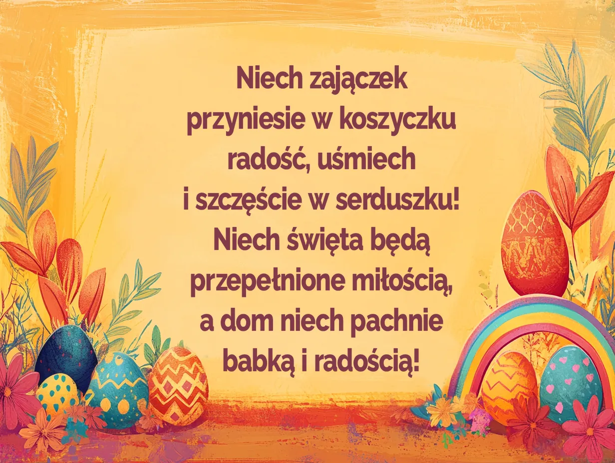 Zdjęcie Życzenia wielkanocne dla dzieci i rodziców pełne radości i miłości