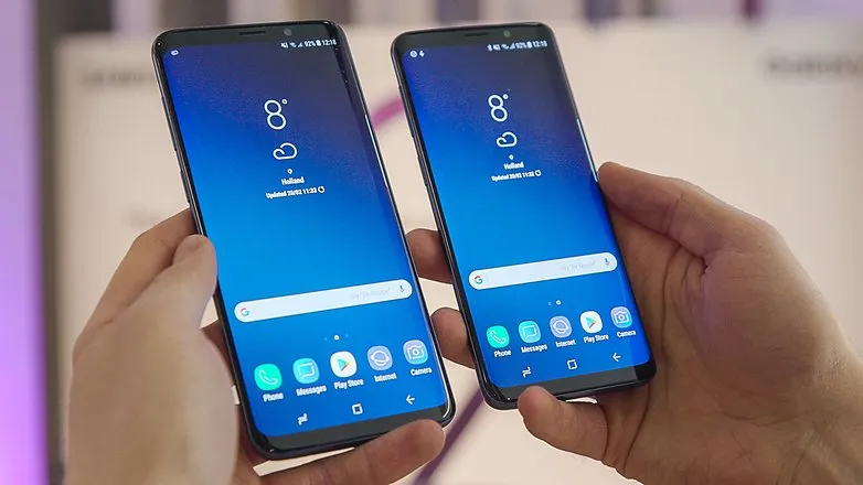 Zdjęcie Wyświetlacz w Samsungu Galaxy S9 Plus - porównanie z innymi modelami