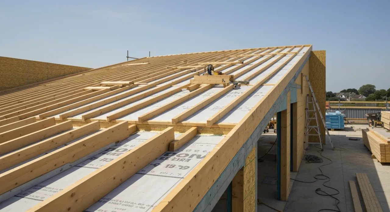 Zdjęcie Ile łat i kontrłat na dach 200m2? Oblicz koszty i materiały.