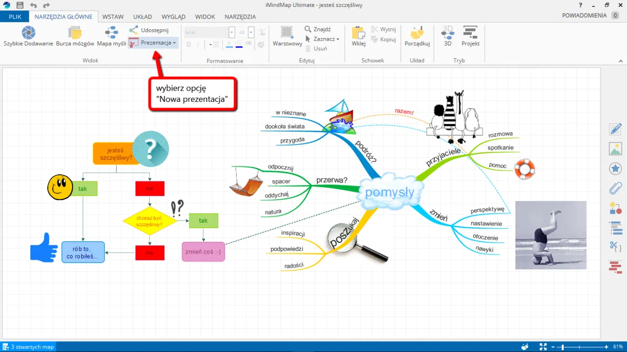 Zdjęcie Najlepsza instrukcja jak zrobić mapę myśli w PowerPoint krok po kroku