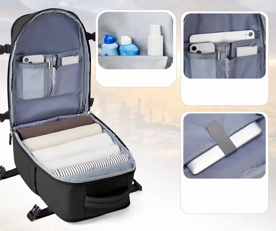 Zdjęcie Wybór plecaka podręcznego 40x30x20 cm i regulacje dotyczące rozmiaru bagażu
