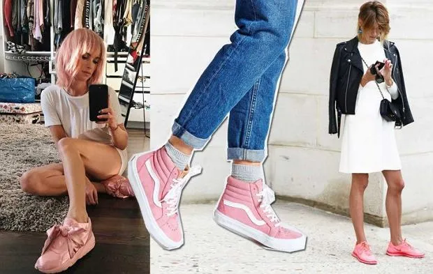 Zdjęcie Różowe adidasy stylizacje – jak stworzyć modne i oryginalne outfity