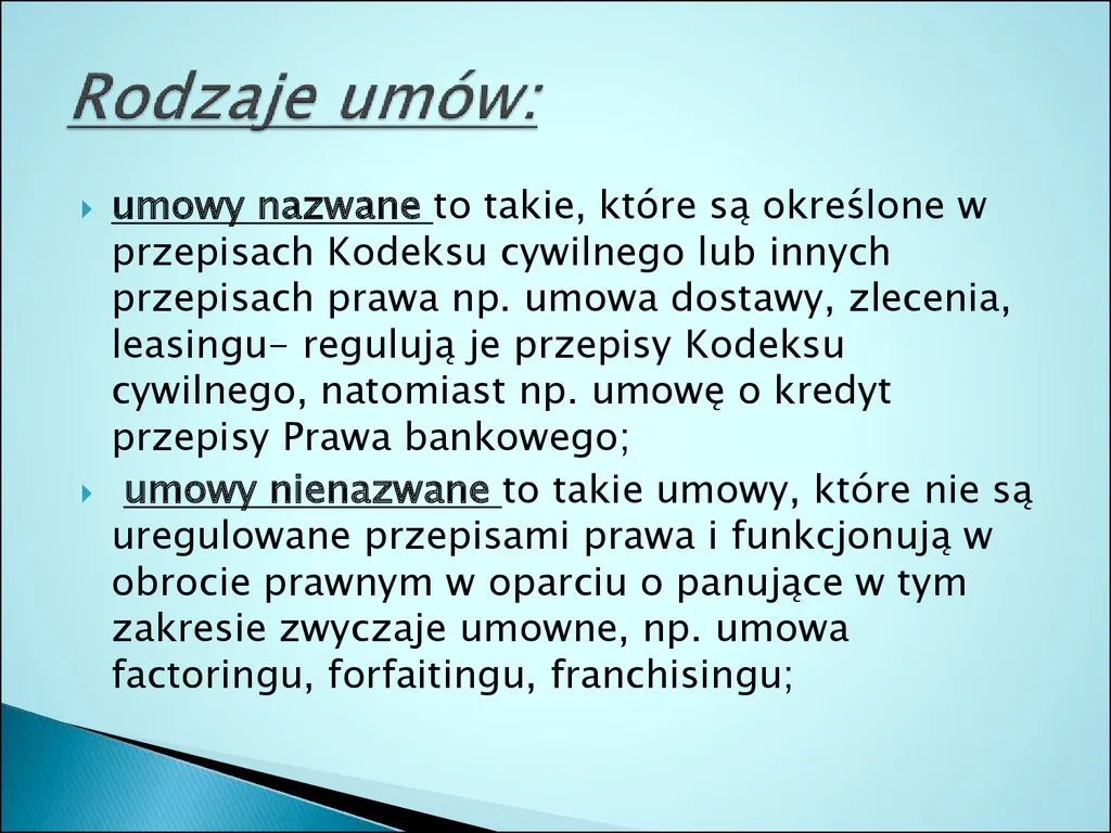 Zdjęcie Jakie są rodzaje umów i ich znaczenie w prawie cywilnym?