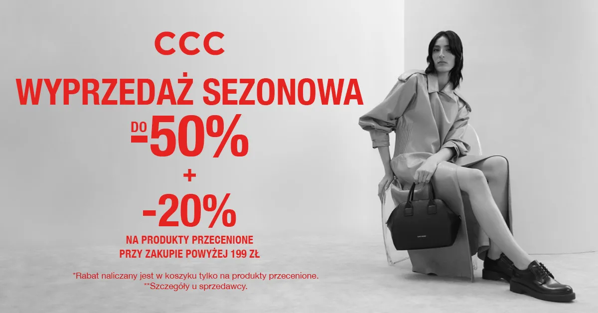 Zdjęcie Ccc promocja 40 procent do kiedy - nie przegap końca zniżki