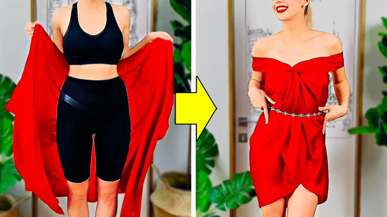 Zdjęcie Jak zrobić bluzkę z chusty - prosty sposób na modny look bez szycia