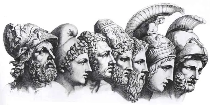 Zdjęcie Postacie z Mitologii Greckiej - Mityczne postacie, bogowie, bohaterowie  i olimpijczycy!