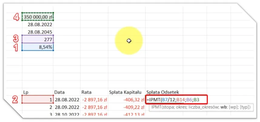 Zdjęcie Poznaj prosty wzór na ratę kredytu Excel: łatwe obliczenia w arkuszu