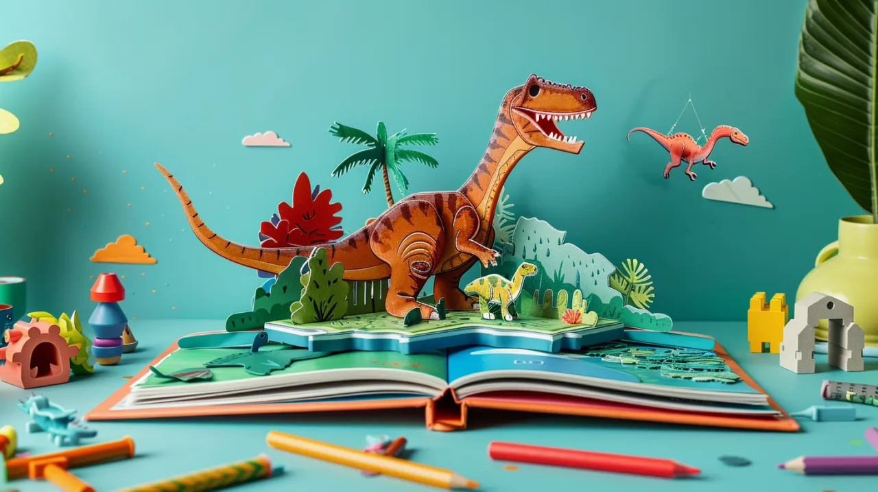 Zdjęcie Książka o dinozaurach dla 3-latka: Fascynujący świat prehistorii