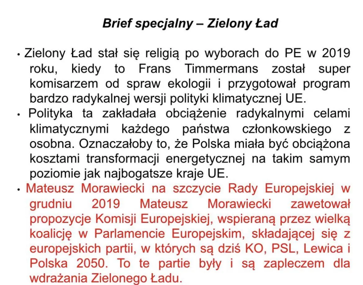 Zdjęcie Kiedy Morawiecki podpisał Zielony Ład i co to oznacza dla Polski?