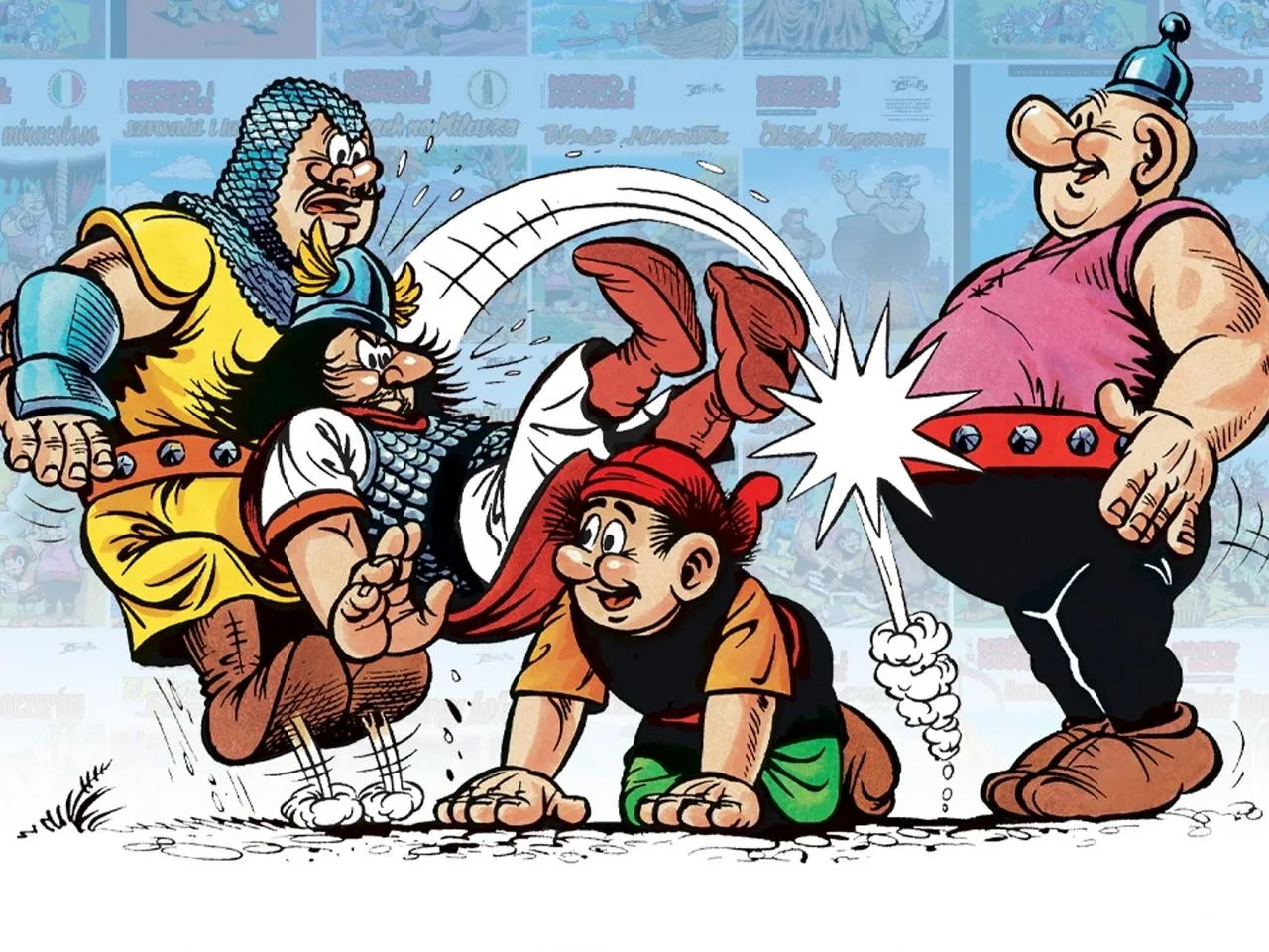 Zdjęcie Kajko i Kokosz w komiksie - historia polskiego rysunku: przygody z kultowymi bohaterami