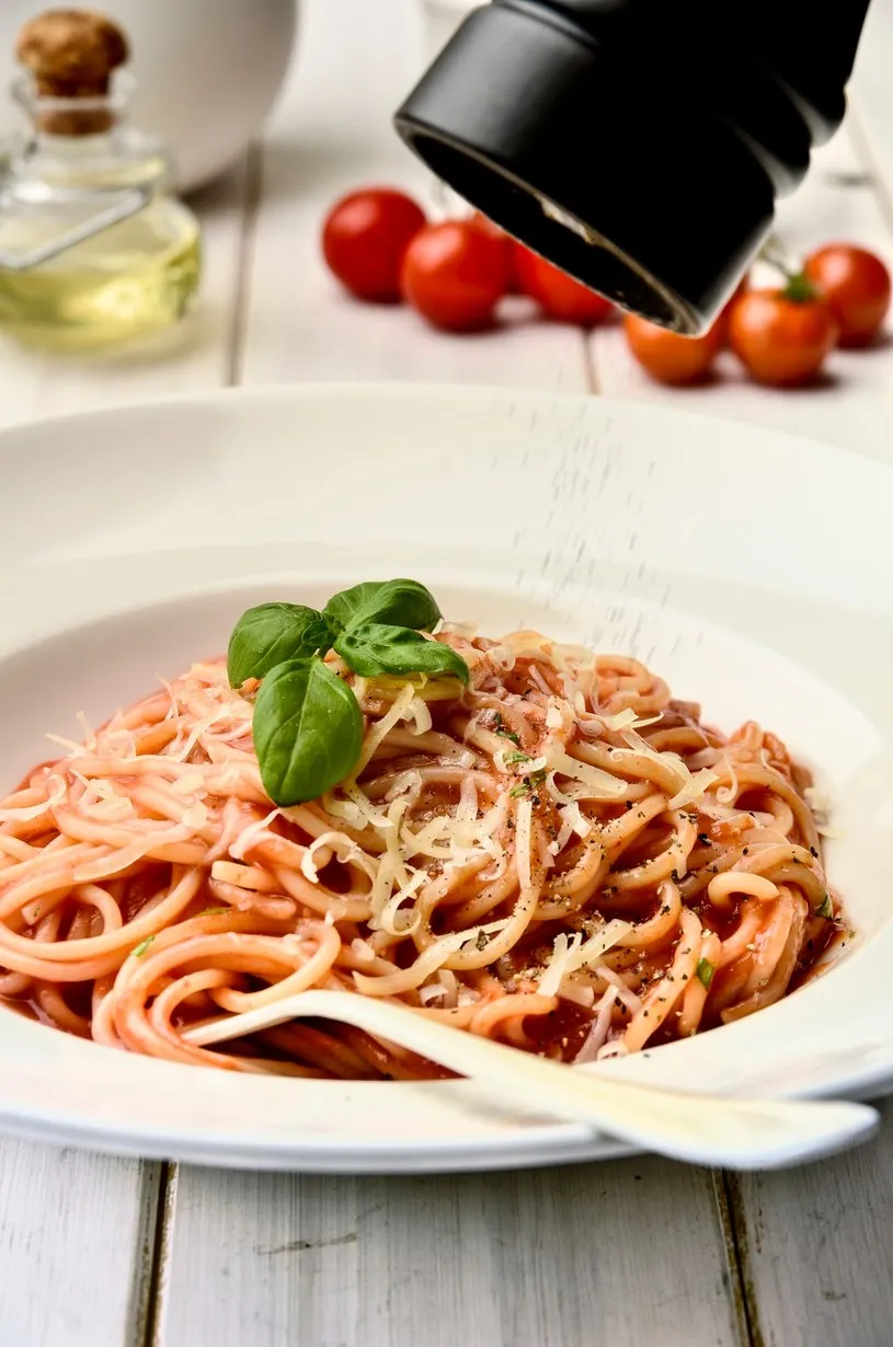 Zdjęcie Prosty przepis na spaghetti pomodoro, który zaskoczy Twoje kubki smakowe