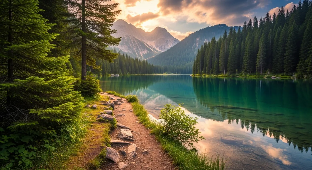 Zdjęcie Jeziora w górach gdzie można się kąpać – najlepsze miejsca na relaks