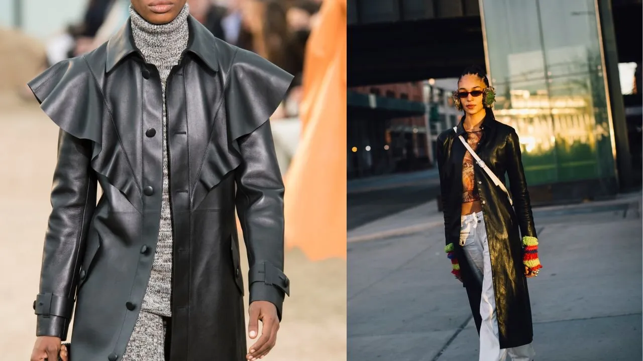 Zdjęcie Czy płaszcze skórzane są modne? Odkryj najnowsze trendy i style