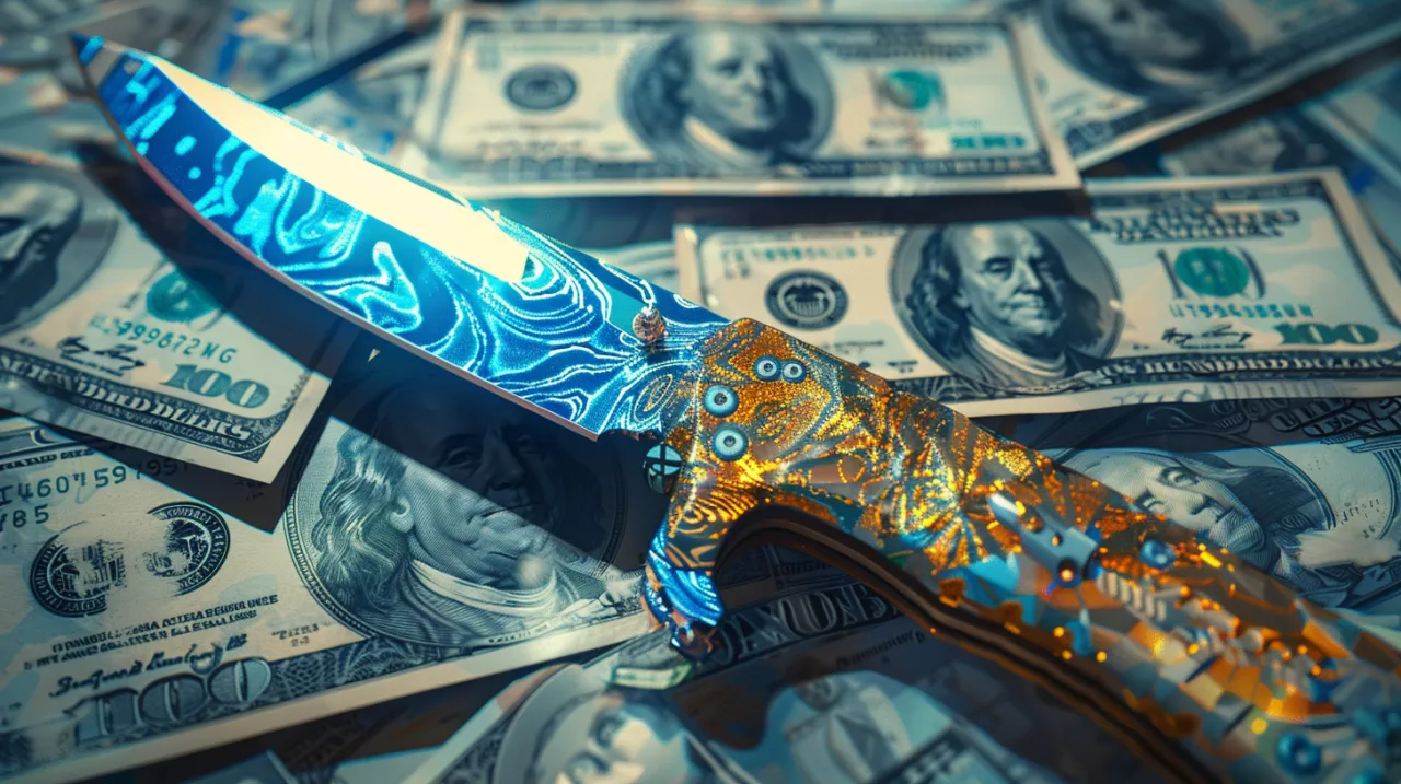 Zdjęcie CS GO noże: 5 najdroższych skinów w grze, które szokują ceną