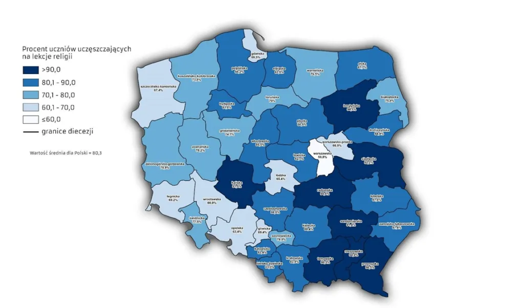 Zdjęcie Ile jest katolików w Polsce? Zaskakujące statystyki i kontekst społeczny
