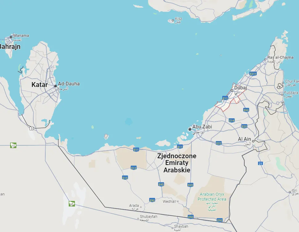 Zdjęcie Nad jakim morzem leży Dubaj? Odkryj jego niezwykłe położenie