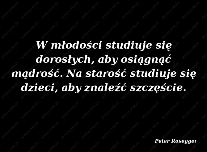 Zdjęcie Najpiękniejsze cytaty o młodości i starości, które skłaniają do refleksji