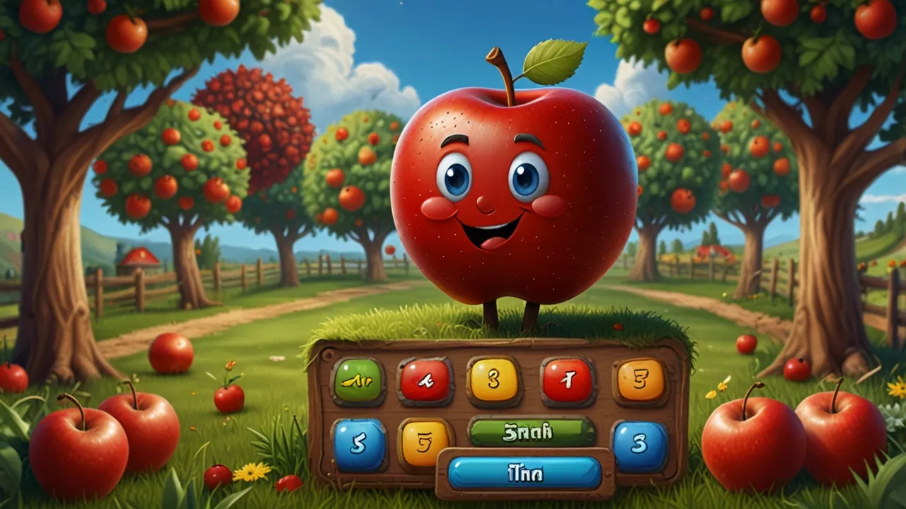 Zdjęcie Gra Symulator Jedzenia Jabłek: Zabawna rozgrywka online