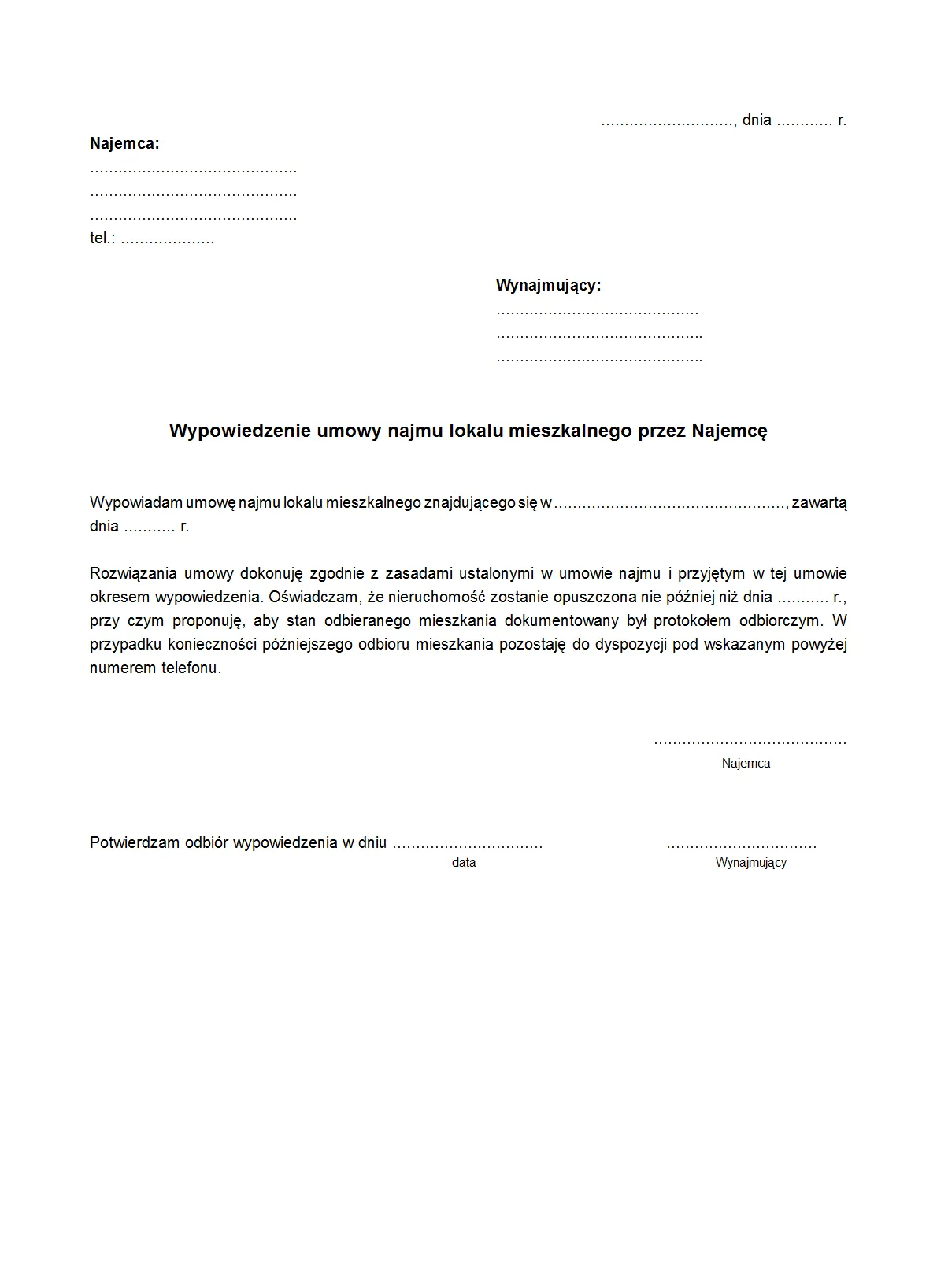 Zdjęcie Jak bezpiecznie i legalnie wypowiedzieć umowę najmu bez przykrych konsekwencji