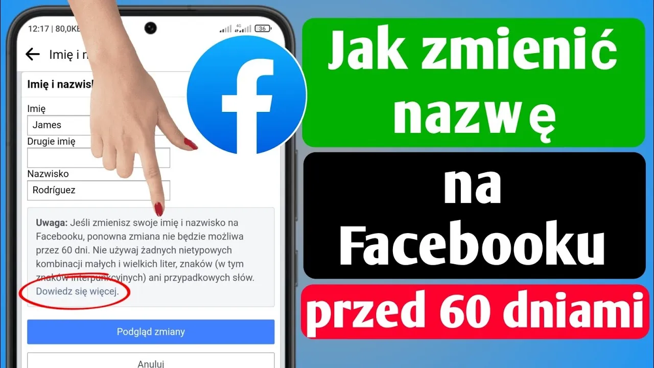 Zdjęcie Jak zmienić nazwę na Facebooku bez problemów – krok po kroku i ważne wskazówki