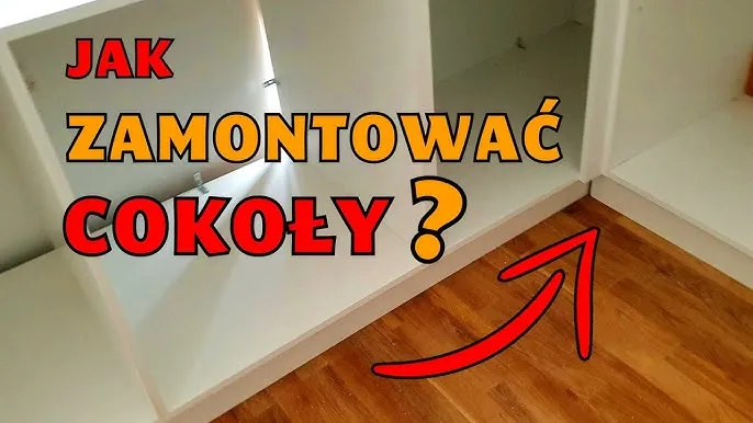 Montaż cokołu kuchennego w narożniku i przy zmywarce