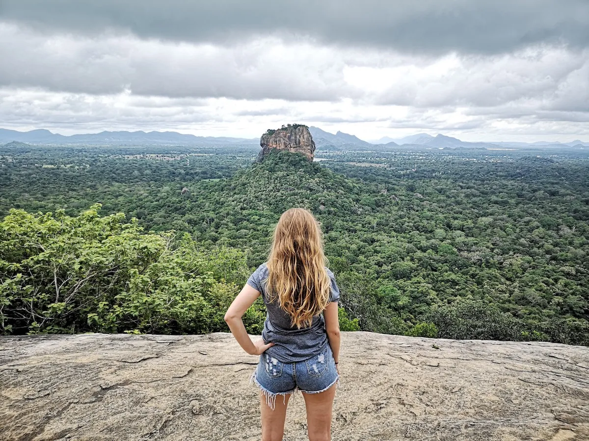 Sigiriya Lwia Skała widok