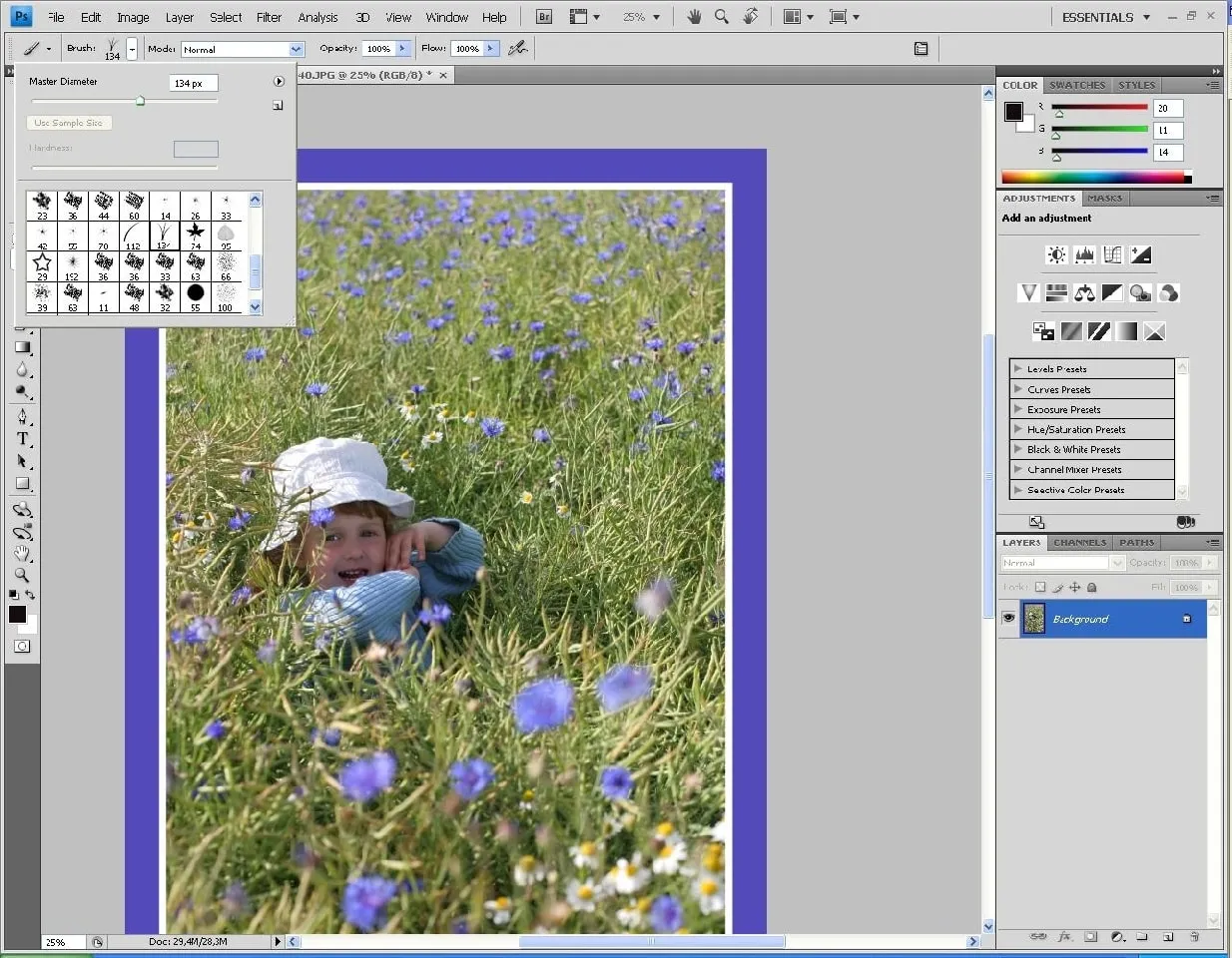 Przykłady ramek w Photoshopie