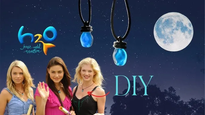 materiały do naszyjnika H2O DIY modelina żywica kaboszon