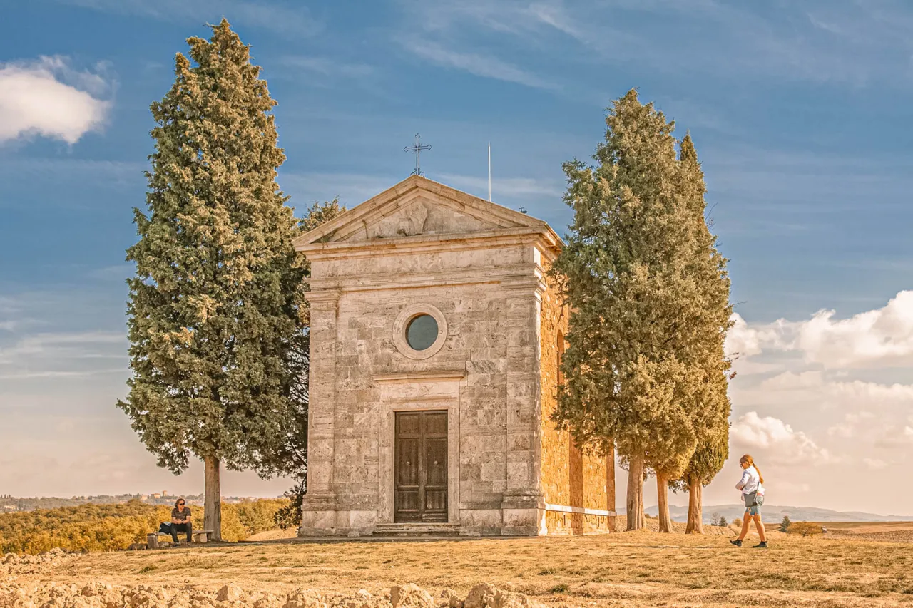 Val d'Orcia kapliczka Vitaleta