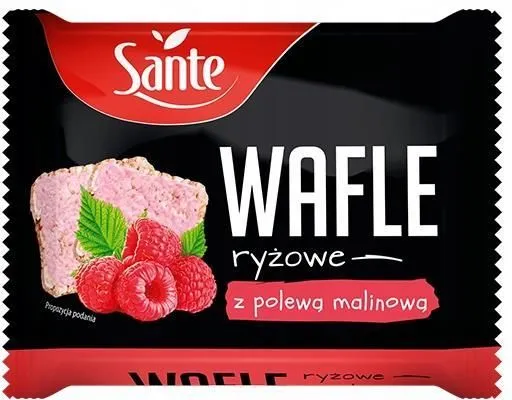 wafle ryżowe sante malinowe opakowania porównanie
