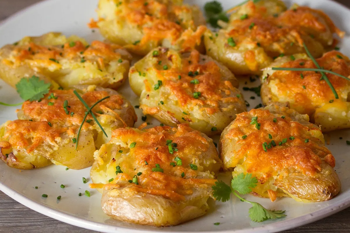 smashed potatoes przepis