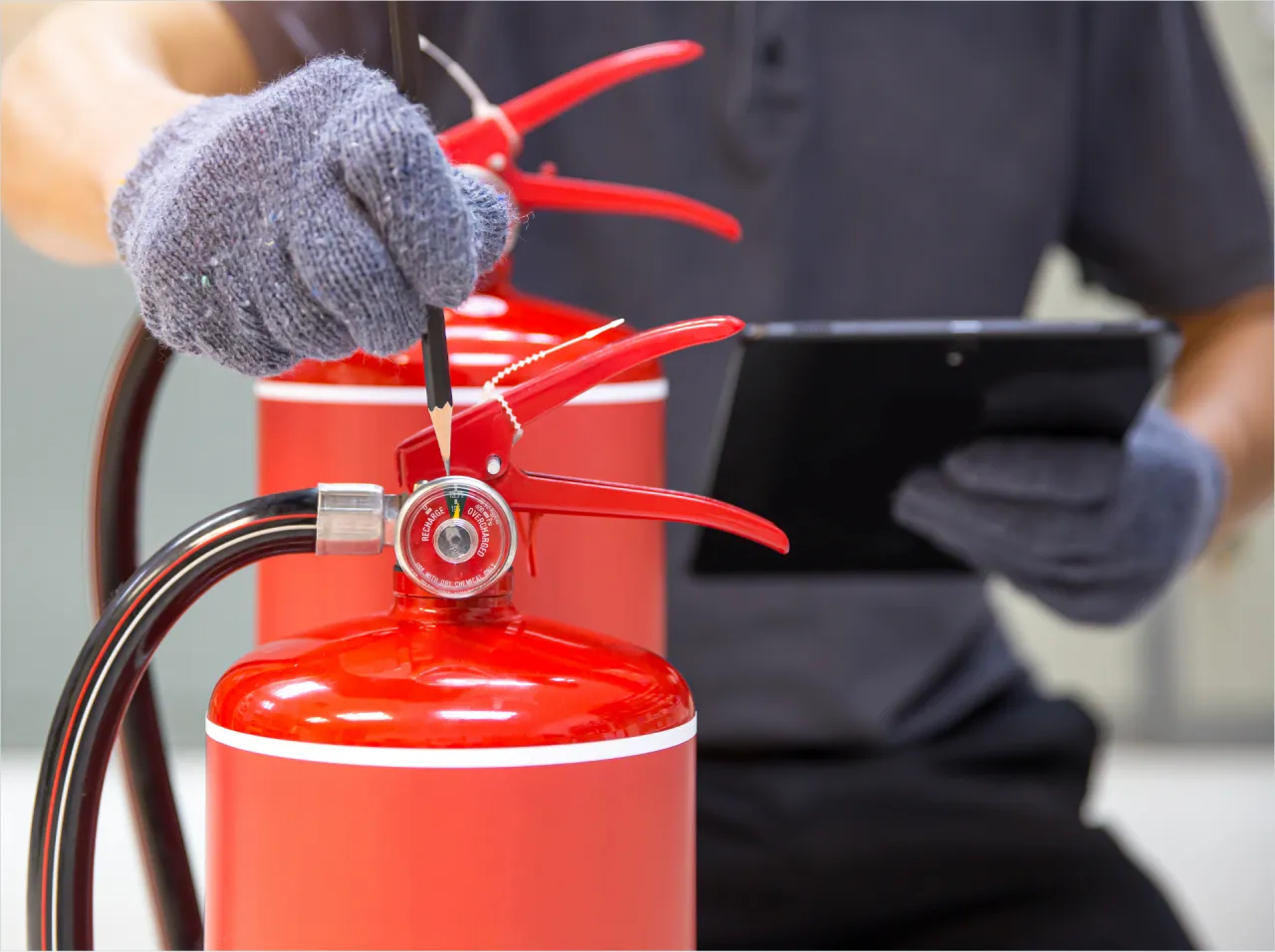 Profesjonalny przegląd gaśnicy
