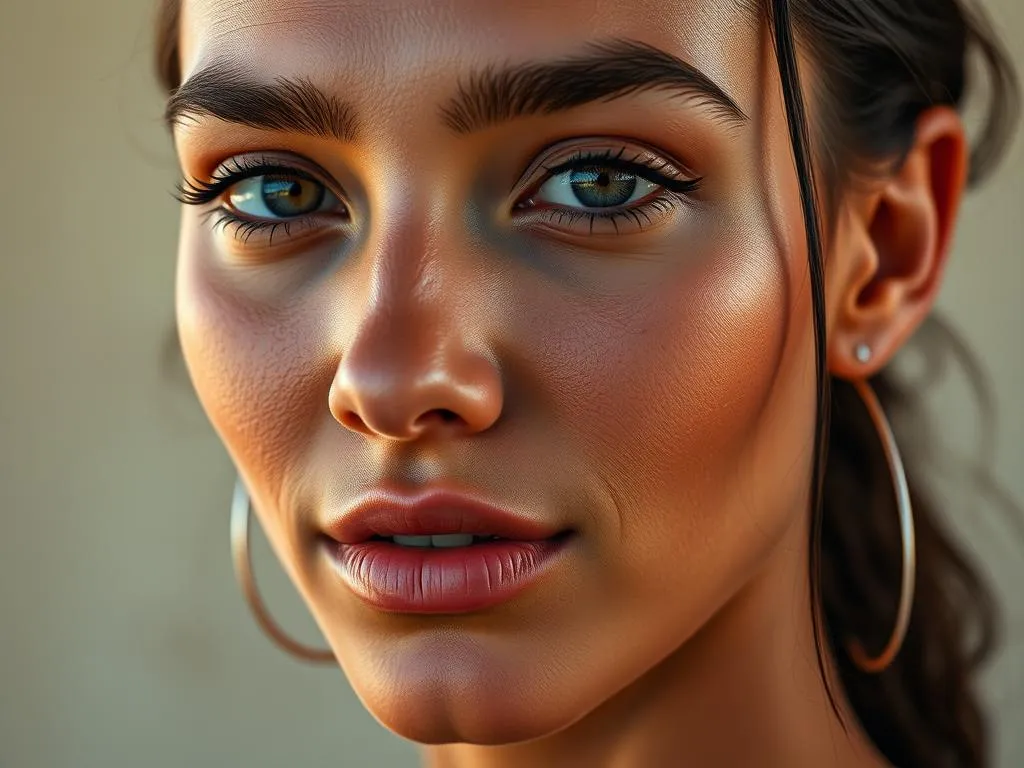 kobieta śniada cera uroda naturalna